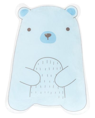 Плюшена възглавница-играчка KikkaBoo - Bear with me, синя - 1