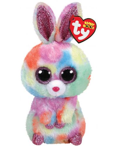 Плюшена играчка TY Toys Beanie Boos - Зайче Bloomy, 24 cm - 1