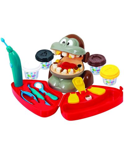 Творчески комплект с пластилин PlayGo – Маймуна зъболекар - 2