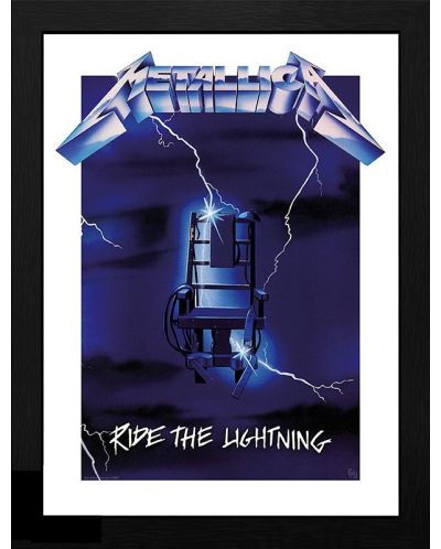 Плакат с рамка GB eye Music: Metallica - Ride the Lightning - 1
