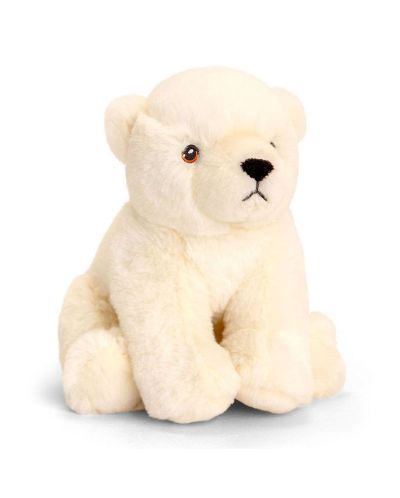 Плюшена играчка Keel Toys Eco - Полярна мечка, 25 cm - 1