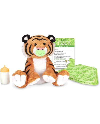 Плюшена играчка Melissa & Doug - Бебе тигър, с принадлежности - 1