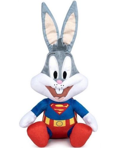 Плюшена фигура Play by Play Animation: Looney Tunes - Bugs Bunny as Superman, 27 cm - 1