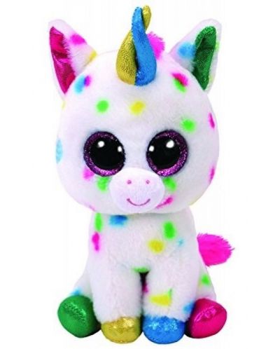 Плюшена играчка TY Toys Beanie Boos - Еднорог Harmonie, 24 cm
