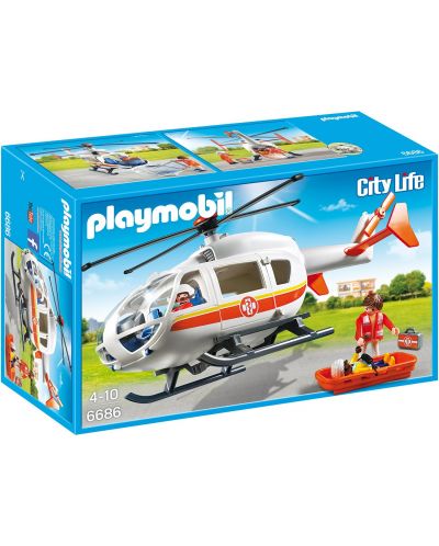 Комплект фигурки Playmobil - Хеликоптер-линейка - 1