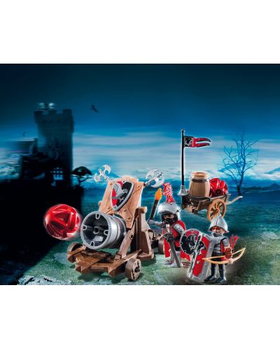 Комплект фигурки Playmobil Knights - Рицари - ястреби с артилерия - 3