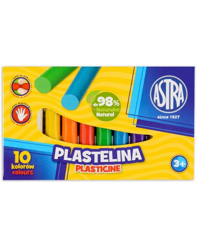 Пластилин Astra - 10 цвята - 1