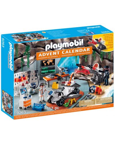 Коледен адвент календар Playmobil - Топ агенти
