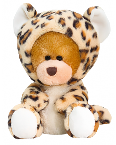 Плюшена играчка Keel Toys - Мече с костюм на диво животно, 14 cm, асортимент - 5