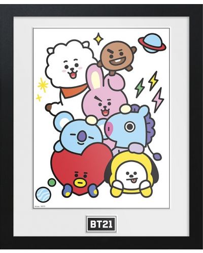 Плакат с рамка GB eye Animation: BT21 - Characters - 1