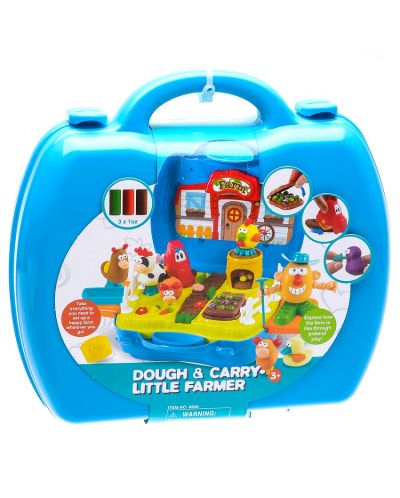 Куфар с пластилин PlayGo Dough & Carry – Малкият фермер - 1