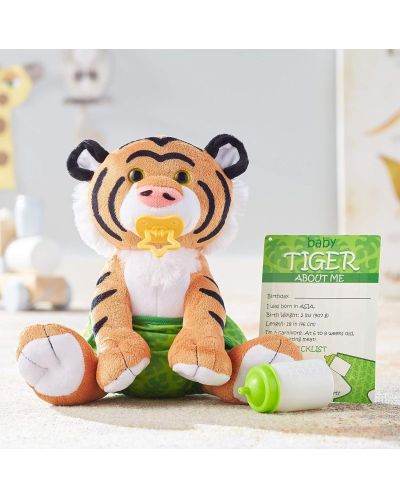 Плюшена играчка Melissa & Doug - Бебе тигър, с принадлежности - 2