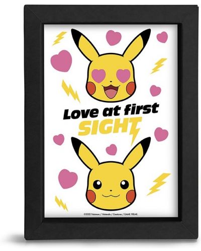 Плакат с рамка The Good Gift Games: Pokemon - Love at First Sight - 1