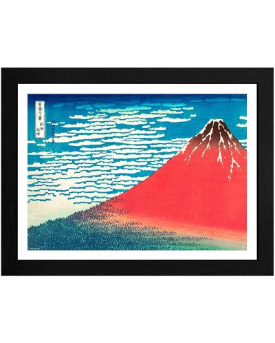 Плакат с рамка GB eye Art: Hokusai - Red Fuji - 1