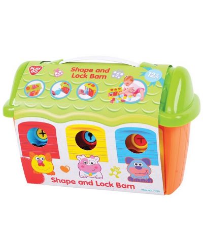 Играчка PlayGo - Къща, с форми за сортиране