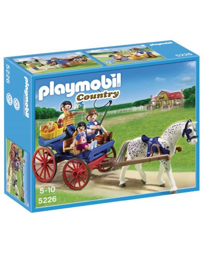 Комплект фигурки Playmobil Country - Каручка с кон - 1