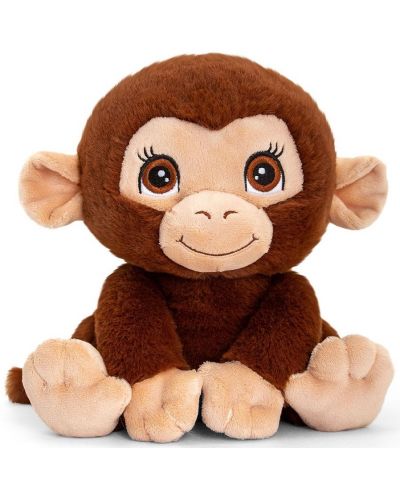 Плюшена играчка Keel Toys Keeleco Adoptable World - Маймунка, 16 cm - 1