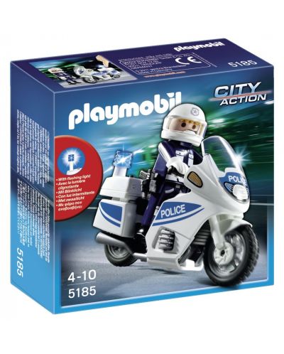 Фигурка Playmobil City Avtion - Полицай с мотор - 1