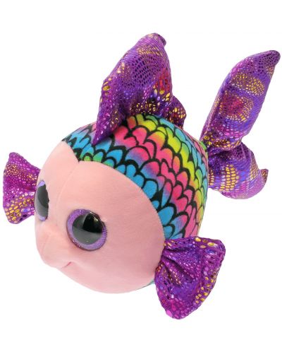 Плюшена играчка TY Toys Beanie Boos - Рибка Flippy, шарена, 15 cm - 2