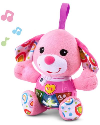 Музикална плюшена играчка Vtech - Розово кученце - 3