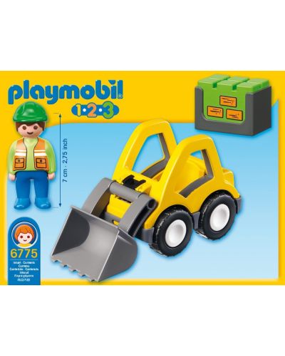 Комплект фигурки Playmobil 1.2.3 - Багер - 3