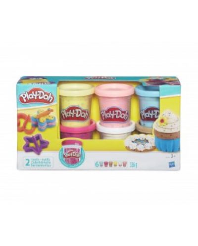 Творчески комплект Hasbro Play-Doh - Конфети, 6 цвята