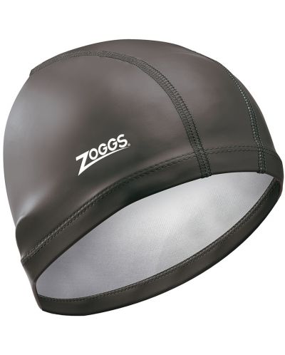 Плувна шапка Zoggs - Nylon-Spandex PU, черна - 1