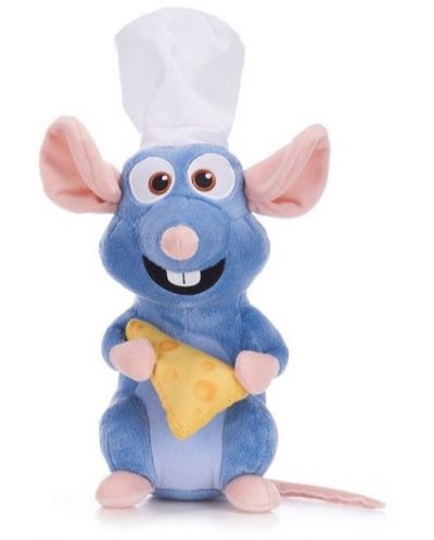 Плюшена фигура Play by Play Disney: Ratatouille - Remy with Cheese, 25.5 cm - 1