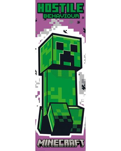Плакат за врата GB eye Games: Minecraft - Creeper - 1
