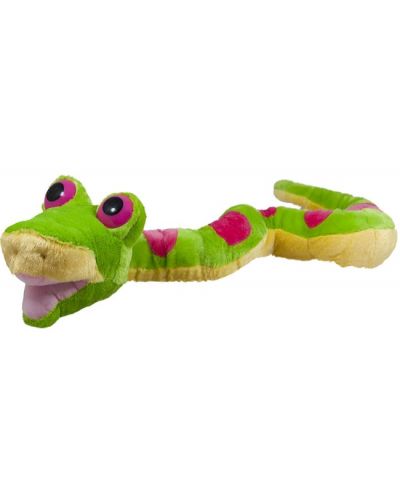 Плюшена играчка Амек Тойс - Змия, зелена, 114 сm - 1