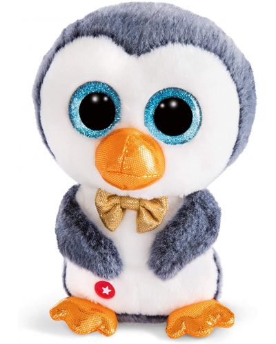 Плюшена играчка Nici Glubschis - Коледен пингвин, 15 cm - 1