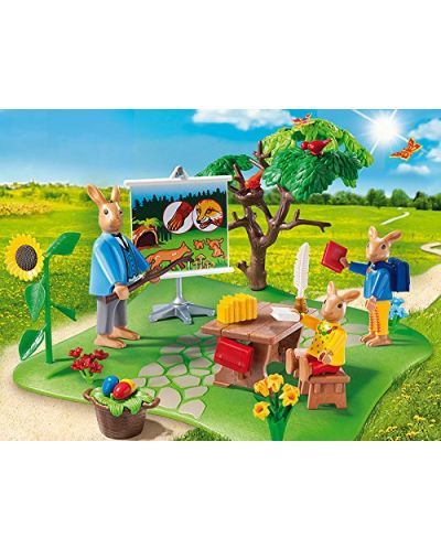Комплект фигурки Playmobil Easter - Училище за великденски зайчета - 2