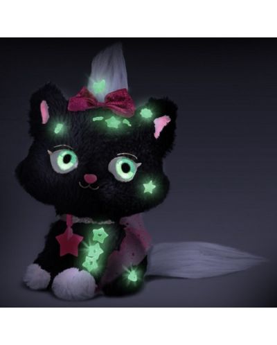 Плюшена играчка Shimmer Stars - Блестящо коте, Черен диамант - 4