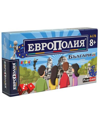 Детска настолна игра PlayLand - ЕвроПолия, България II - 1