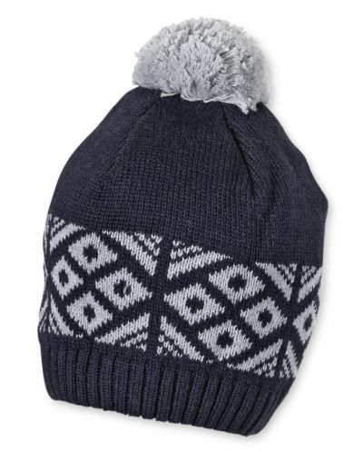 Плетена зимна шапка Sterntaler - За момчета, 49 cm, 12-18 месеца - 1