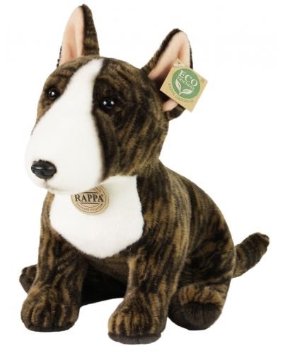 Плюшена играчка Rappa Еко приятели - Куче Английски Бултериер, седящ, 30 cm - 1