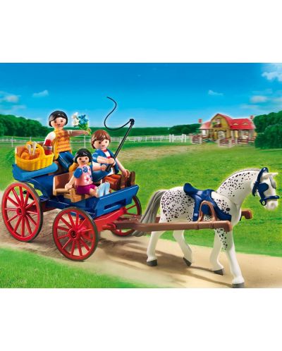 Комплект фигурки Playmobil Country - Каручка с кон - 3