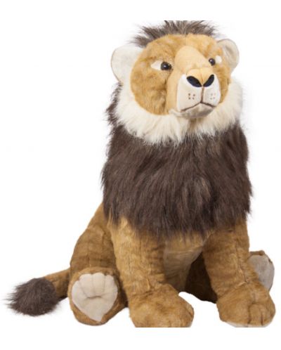 Плюшена играчка Амек Тойс - Седнал плюшен лъв, 80 cm - 1