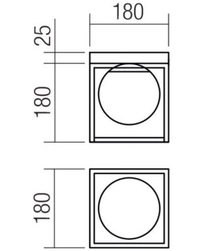 Плафон Smarter - Zodiac 01-3053, IP20, E14, 1x28W, черен мат и месинг - 2