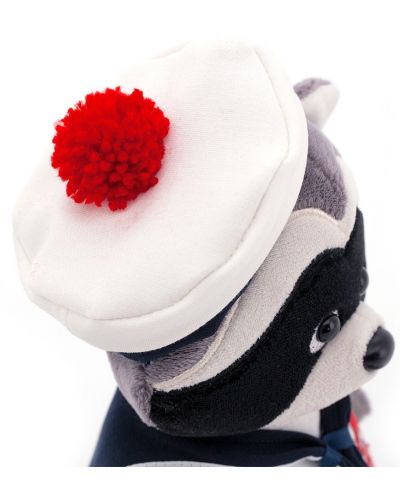 Плюшена играчка Оrange Toys Life - Енот Дени, с морско костюмче и шапка, 20 cm - 3