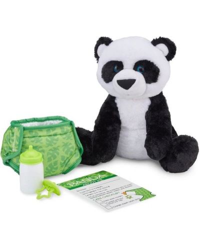 Плюшена играчка Melissa & Doug - Бебе панда - 1
