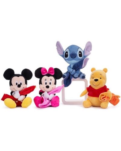 Плюшена играчка Disney Plush - Мики Маус с одеялце, 27 cm - 2