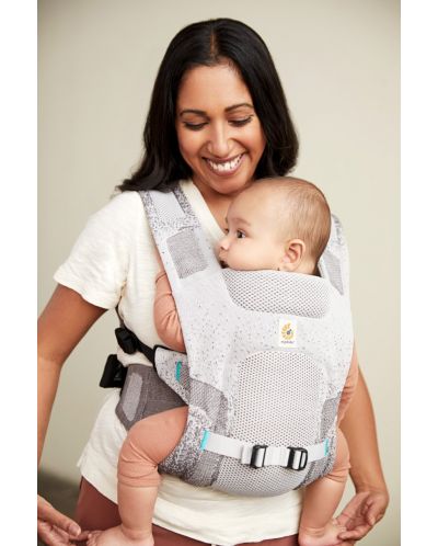 Плетена ергономична раница Ergobaby - Aerloom, Slate Grey - 5