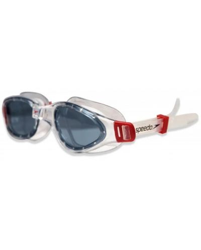 Плувни очила Speedo - Futura Plus, червени - 3