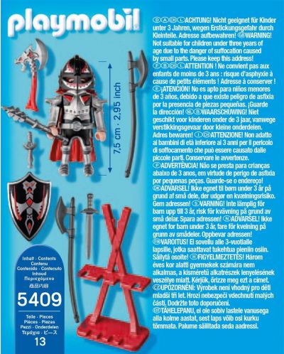 Фигурки Playmobil Special Plus - Рицар с оръжейна стойка