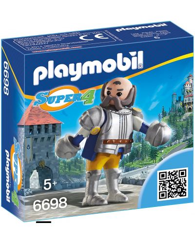 Фигурка Playmobil Super 4 – Кралска стража - сър Улф - 1