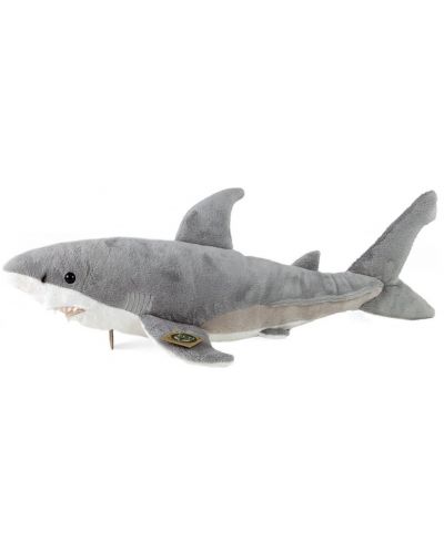 Плюшена играчка Rappa Еко приятели - Бяла акула, 51 cm - 4