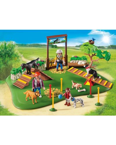 Комплект фигурки Playmobil City Life - Парк за обучение на кучета - 2