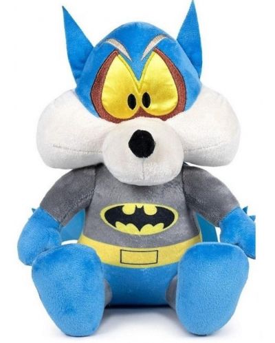 Плюшена фигура Play by Play Animation: Looney Tunes - Wile E. Coyote as Batman, 20 cm - 1