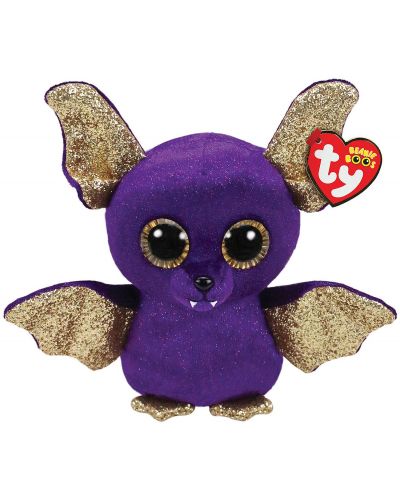Плюшена играчка TY Toys Beanie Boos - Прилепче Count, 15 cm